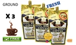 3 Bags Fresh - Mulvadi 100% Kona Coffee Ground 7OZ Medium Dark Roast Hawaii. Fixed Price $120.50.