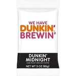 Dunkin Midnight Fraction Pack Roast And Ground, 3 Ounce, 24 Per Case. Fixed Price $117.80.
