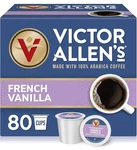 Victor Allen's Coffee French Vanilla Cups Medium Roast 80CT BB01/26/28. Fixed Price $35.35.