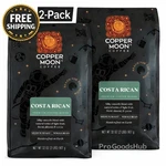 Copper Moon Whole Bean Coffee Medium Roast Costa Rica Blend, Lb Bags, 2-PACK. Fixed Price $56.79.