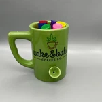 Wake-n-bake Coffee Co. Mug With 6 Tasty Puff Flavored Cones Free Shipping. Fixed Price $29.99.