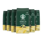 Ground Coffee, Vanilla Naturally Flavored, 100% Arabica, 6 Bags. Fixed Price $102.47.