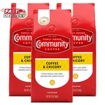 Community & Chicory Blend Coffee, Medium Dark Roast Ground. Fixed Price $55.50.