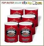 French Market Dark Roast Coffee With Chicory 12OZ Can Pack 6. Fixed Price $46.38.