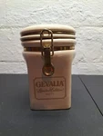 Gevalia Kaffe Clasping Container Tradition Roast Coffee Canister White. Fixed Price $10.00.