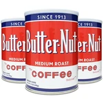 Butter-nut Coffee Original Blend Ground, Medium Roast, 12 Oz Steel Can (3 Pack). Fixed Price $39.99.