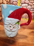Santa Clause Hot Chocolate/coffee Mug/cup By Fiz And Floyd "one Look & You Know". Fixed Price $18.00.