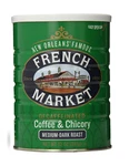 French Market & Chicory Decaffeinated Medium-dark Roast Ground Coffee, 12. Fixed Price $17.93.