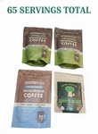 (4 Pc) 360 Nutrition Full Spectrum Mushroom Coffee Shroomology & Malama. Fixed Price $65.99.