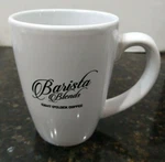 New Limited Edition Eight O'clock Coffee Barista Blends White Mug. Fixed Price $8.99.