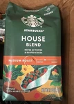 6 Pack Starbucks Medium Roast House Blend Coffee Ground 12OZ. Fixed Price $78.99.