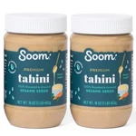 Soom Premium Tahini, Two Pack Of 16 Oz Jars. Fixed Price $19.54.