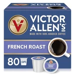 Victor Allen French Roast Coffee Pods 80 Count Dark Single Serve Cups. Fixed Price $53.09.