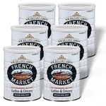 French Market Coffee Chicory Medium-dark Roast 12OZ Ground Pack 6. Fixed Price $56.53.