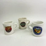 Lot 3 Coffee Mugs Restaurant Diner Ware Krispy Kreme Waffle House Royal Kona. Fixed Price $27.85.