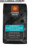Copper Moon World Coffee Hawaiian Hazelnut Ground Medium Roast 2.5 Lbs (40 Oz). Fixed Price $33.76.