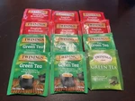 Twinings Of London English Breakfast Black Tea & Green Bags Lot 12. Fixed Price $5.95.