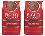 2 Pack Eight O'clock The Original Medium-dark Roast Ground Coffee, 40 Oz. Each. Fixed Price $58.98.
