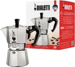 Bialetti Moka Express Iconic Italian Stovetop Espresso Maker Silver, 6 Cups. Fixed Price $35.95.