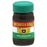 Medaglia D'oro Instant Espresso Coffee, Case Twelve 2 Oz Jars. Fixed Price $84.91.