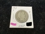 1913-S Barber Half Dollar 50C Key Date San Francisco Silver #1410. Fixed Price $30.00.