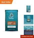 Caribou Blend Medium Roast Whole Bean Coffee, 20 Oz.. Fixed Price $23.74.