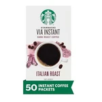 Starbucks Via Instant Coffee, Dark Italian Roast, 100% Arabica, Si. Fixed Price $65.78.