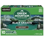 Green Mountain Coffee Roasters Black Granite Espresso Style 10 K-cups Dark. Fixed Price $18.52.