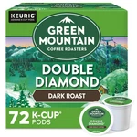 Green Mountain Coffee, Double Diamond, K-cup Pods, Dark Roast 72 Count. Fixed Price $42.39.