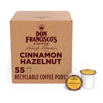 Don Francisco's Cinnamon Hazelnut Flavored Coffee Pods, 55 Count, Medium Roast,. Fixed Price $50.65.