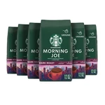 Starbucks Morning Joe Dark Roast Ground Coffee 12 Ounce Pack 6 Bags. Fixed Price $110.99.