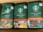 Starbucks Medium Roast Whole Bean Variety Pack - 3 Bags 12 Oz Each Exp 5/26. Fixed Price $30.99.
