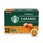 Starbucks Caramel Medium Roast Coffee, Keurig K-cup Single Pods, 12 Count. Fixed Price $9.00.