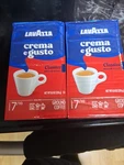 Bulk 2 Pack Lavazza Crema Gusto Classico Medium Roast Ground Coffee 8.8 Oz. Fixed Price $15.00.