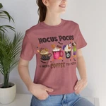Hocus Pocus Need Coffee To Focus Halloween T-shirt Unisex. Fixed Price $29.99.