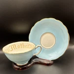Vintage Rare Staffordshire Bone China To Mother With Love Cup & Saucer Set. Fixed Price $7.00.