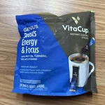 Vitacup Genius Instant Coffee Sticks Medium Keto Friendly 24 Count Exp Jan 26. Fixed Price $15.60.
