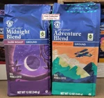 Barissimo Midnight Blend & Adventure Ground Coffee 12OZ 340G (2 Bags). Fixed Price $32.99.