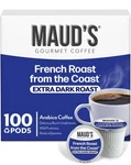 Mauds French Roast Coffee Pods, 100 Ct, Dark Recyclable Singl.... Fixed Price $98.08.