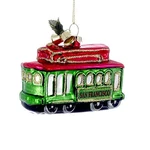 San Francisco Street Car Glass Christmas Ornament J1320 New. Fixed Price $20.49.