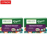 Pack - Sprouts Organic French Roast Dark Blend Coffee Pods 12 0.32 Oz. Fixed Price $39.87.