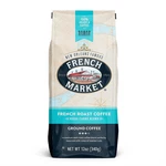 French Market Vieux Carr Blend Roast Ground Coffee, 12OZ Bag (pack 6). Fixed Price $68.09.