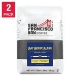 San Francisco Bay Coffee Bridge Blend Ground 28OZ, 2-PACK. Fixed Price $51.99.