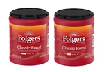 (2 Pack) Folgers Classic Ground Coffee, Medium Roast, 9.6 Oz Canister. Fixed Price $12.49.