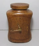 Nestle Taster's Choice Coffee Wood Jar Clock Vtg 20TH Anniversary 1967-1987. Fixed Price $7.00.