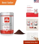 Illy Ground Coffee Moka - 100% Arabica Flavored Rich Aromatic.... Fixed Price $34.99.