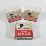 Ground Mace Tin Mccormick Set Of 3 Spice 1/8 Oz Size Baltimore Md And San Ca. Fixed Price $9.97.