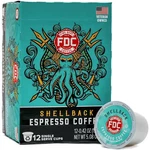 Fire Department Coffee, Shellback Espresso, Premium K-cup Pods, Medium Ro. Fixed Price $9.49.