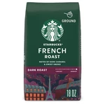 Starbucks Ground Coffee, Dark Roast Hot Or Iced 18 Ounce (pack 1), French. Fixed Price $21.45.