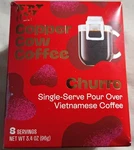 Copper Cow Premium Pour Over Single-serve Vietnamese Churro Coffee -8 Pack. Fixed Price $21.88.